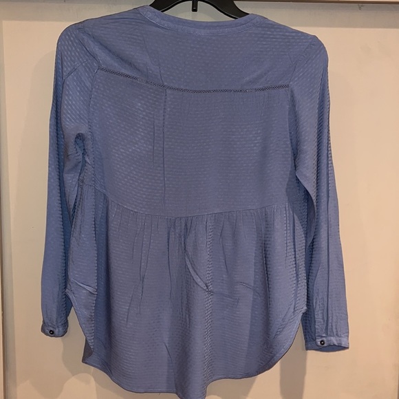 Knox Rose boho style size Small long sleeve lavender blouse w/embroidery - Picture 9 of 9